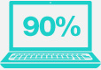 90%